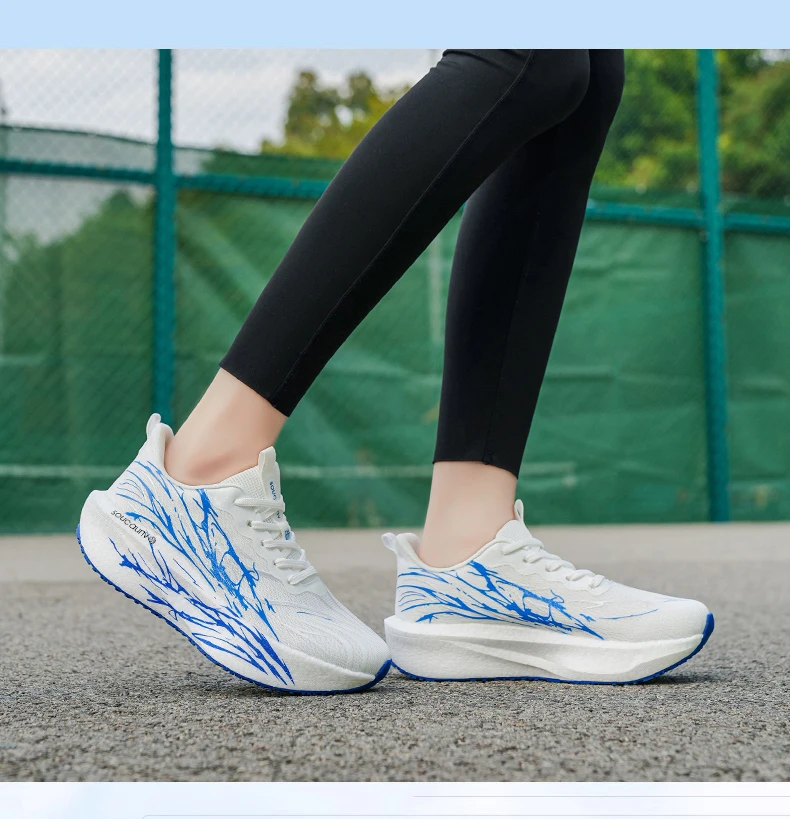 Marathon Running Shoes Men Carbon Board Speciality Sports Breathable Lightweight Women’s Comfortable Athletic Nonskid Sneakers