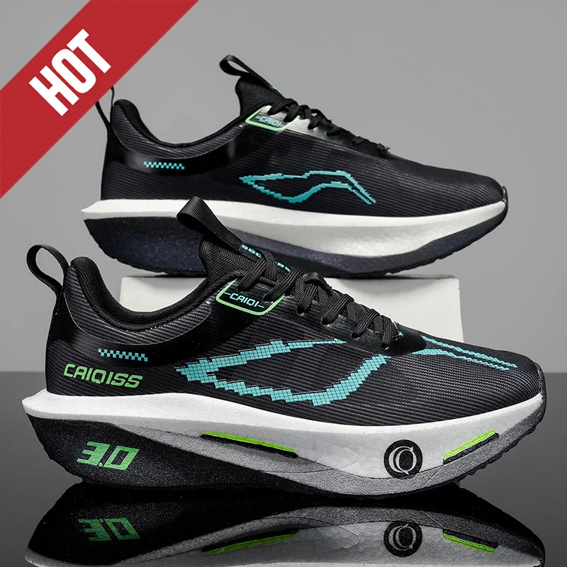 Running Shoes Carbon Board Speciality Marathon Men Sports Breathable Lightweight Women’s Comfortable Athletic Nonskid Sneakers