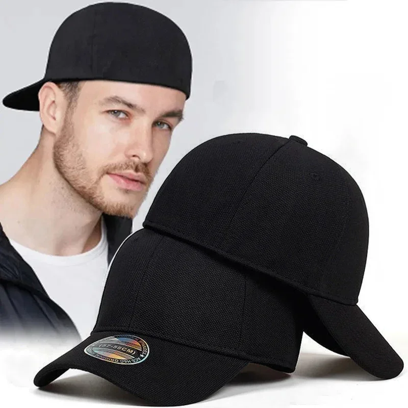 kf S0ed012ee89324ac58a44506d30775d17P.webp Spring summer High Quality Baseball Cap Man women Fitted Closed Full Cap Outdoor Breathable Sports Sun Trucker Hat Gorras Hombre