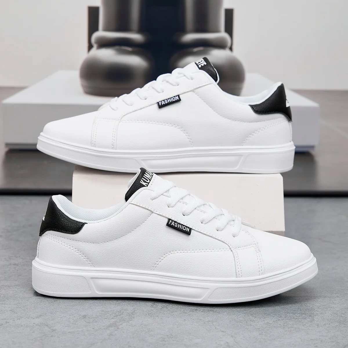 kf S13279305b29f479fb24b972a72072e8a8.webp Men Shoes Comfortable Casual For Women White Leather Sneakers Lightweight Walking Flat Outdoor Sport Running Tennis zapatillas