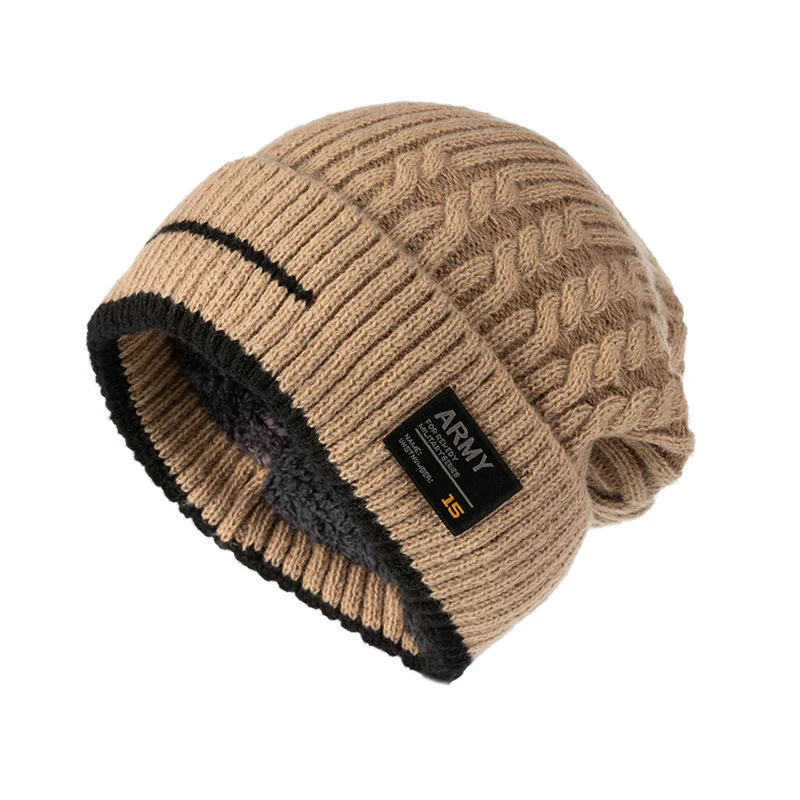 kf S22538c1a4eba465d8031ee41103151efu.webp Unisex Winter Beanie Hat for Men Knitted Hat Cycling Caps Beanie Women Thick Bonnet Hats Skullies Warm Sports Hats