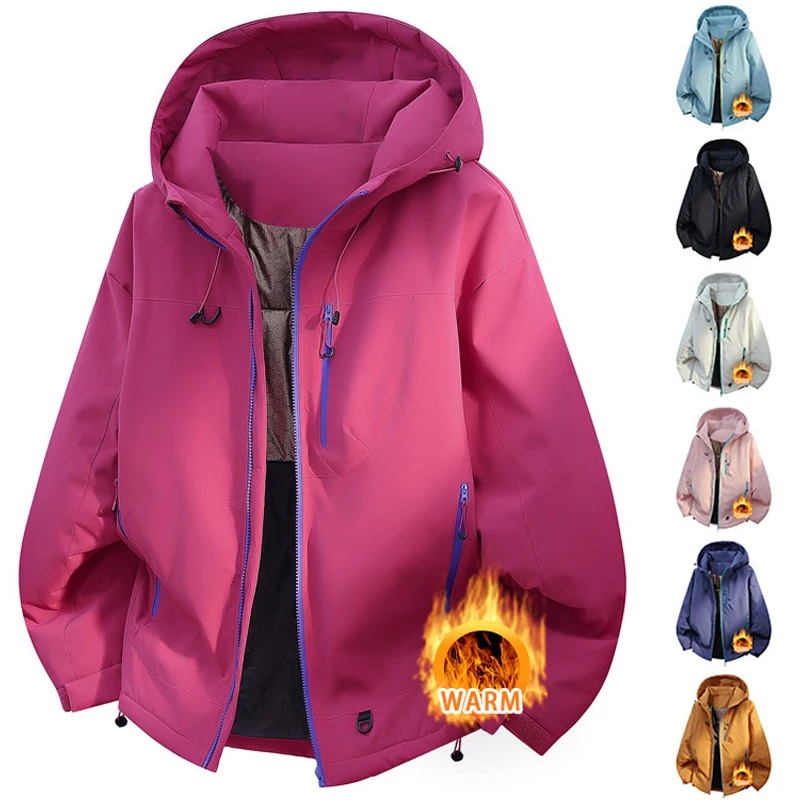 kf S30520ef8db474240a908588b9fe42df9U.webp Winter Jacket Thicker Warm Waterproof Windproof Warm Casual Sports Jacket Men Women Sport Hiking Running Hooded Casual Warm Coat