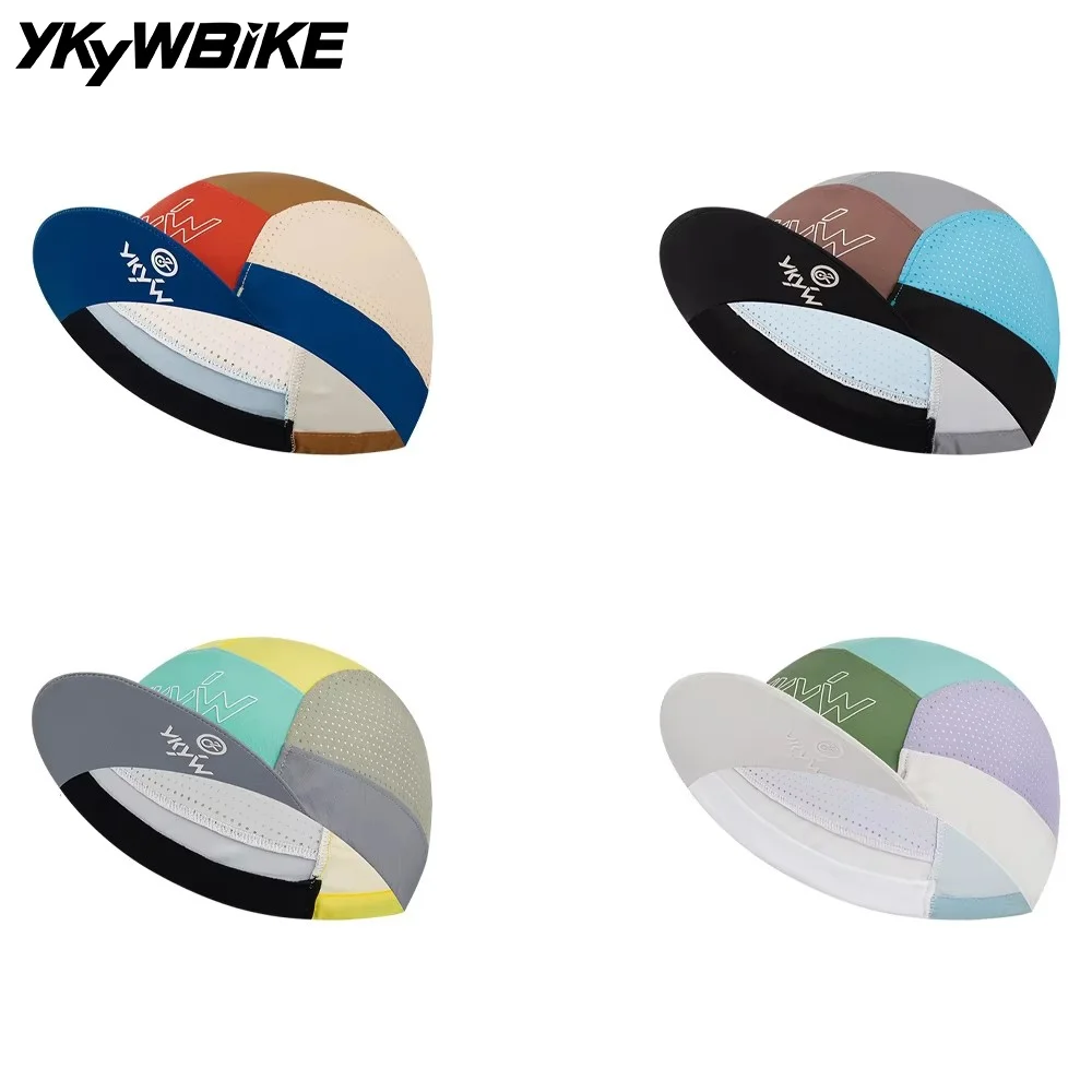 kf S3d35bbead1ff47dba1552272d94dd5a1x.webp YKYWBIKE Cycling Caps Unisex Bicycle Cap MTB Running Caps Ventilated Outdoors Sports Caps Road Bike Hat Breathable Caps