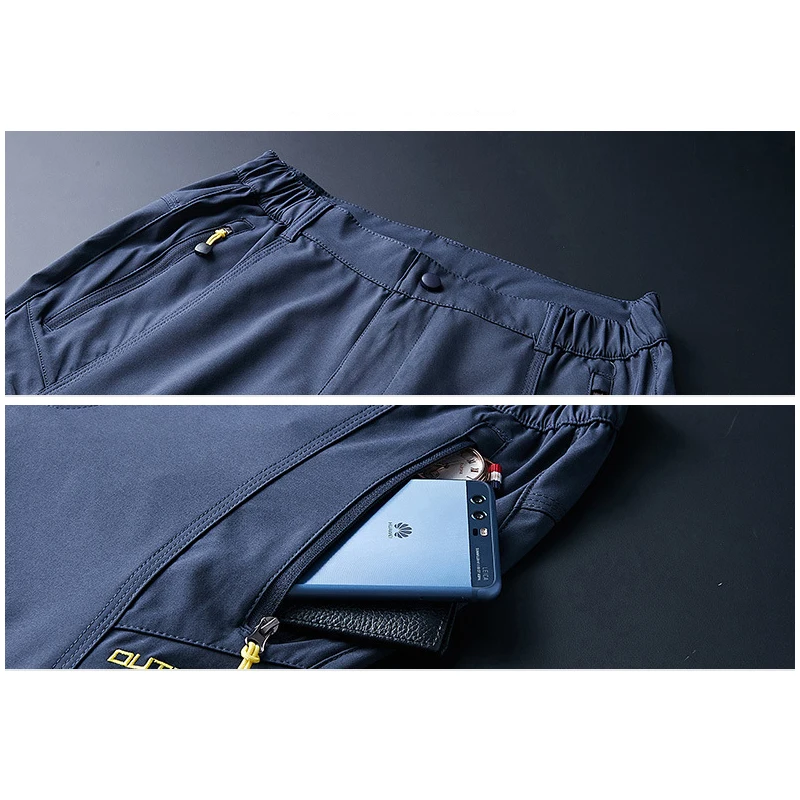 Outdoor Trekking Hiking Jacket and Pants Women Autumn Thermal Waterproof Windproof Hooded Jackets Trip Mountain Camping Sets