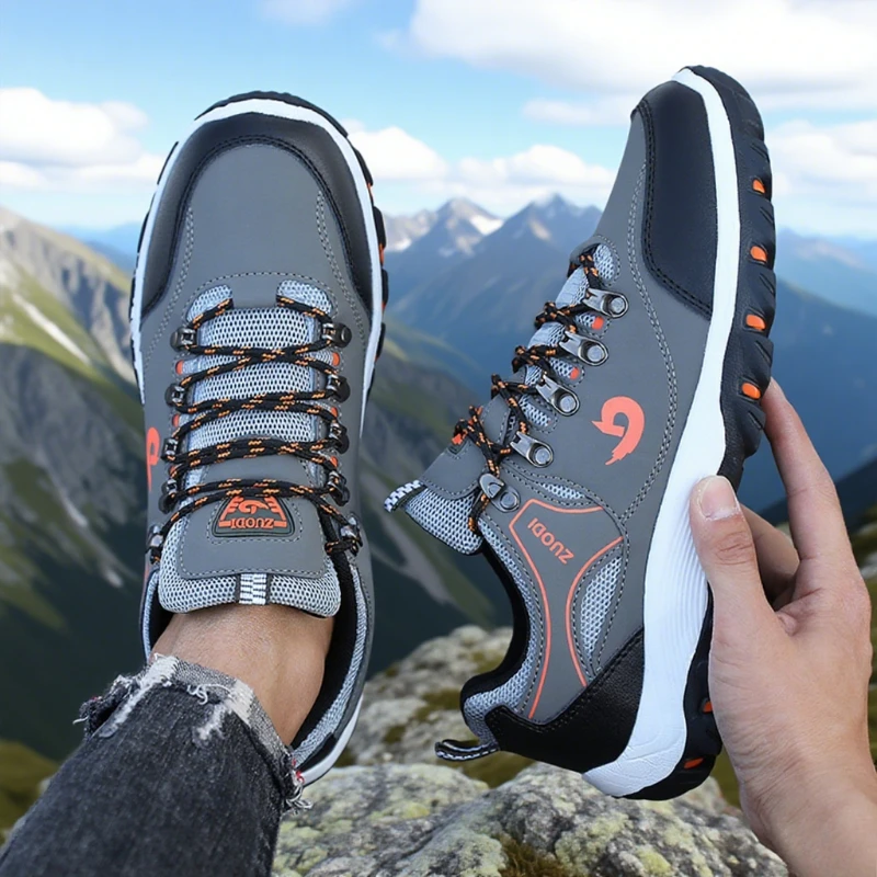 kf S48c69fac6eb24d8fac3832ba7f380b4bt.webp Men’s Outdoor Hiking Shoes Lightweight Comfortable Breathable Shoe Waterproof Camping Running Shoes Male Tennis Walking Sneakers
