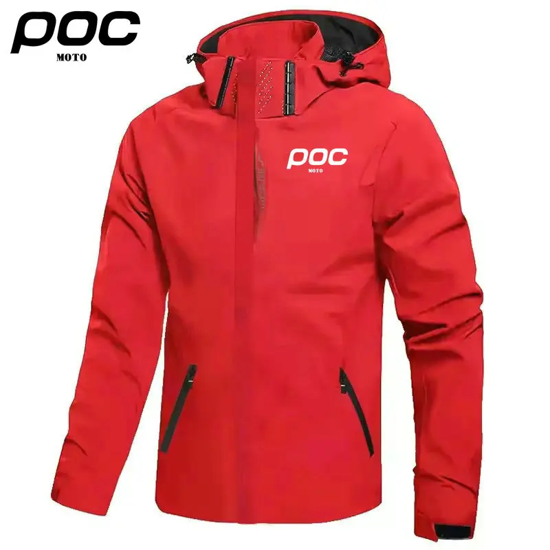 kf S5b64e69765f64cddbf29a18d5ceb9bf1S.webp MOTO POC Hiking Jacket Waterproof Road Mountain Bike Windbreaker Motorcycles Jackets MTB Bicycle Clothing Cortavientos Ciclismo