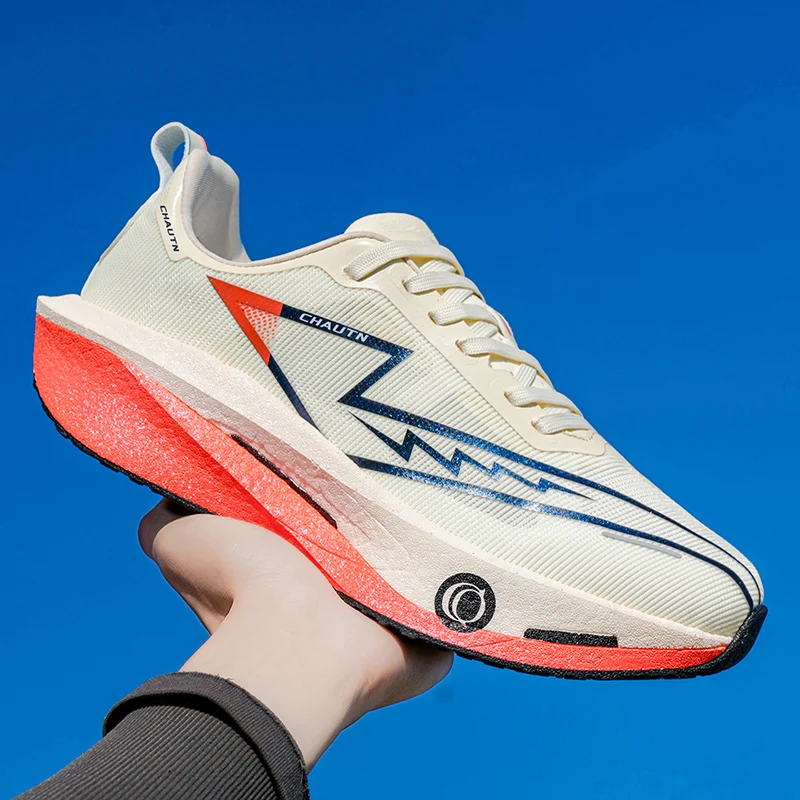 2026 Men Running Shoes Carbon Board Speciality Marathon Sports Breathable Lightweight Women’s Comfortable Athletic Sneakers