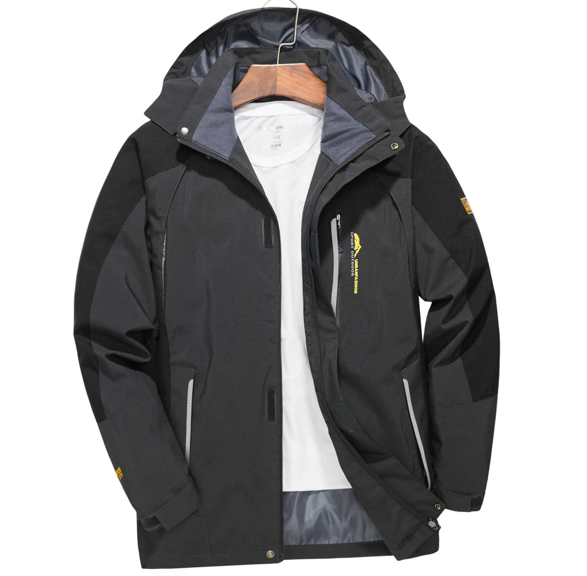 kf S773e70b85aec4a56a9bbfaaff67e912do.webp Men’s Waterproof Hiking Jacket Large Size Windproof Windbreaker Camping Hunting Running Trekking Fishing Coat Men Outdoor