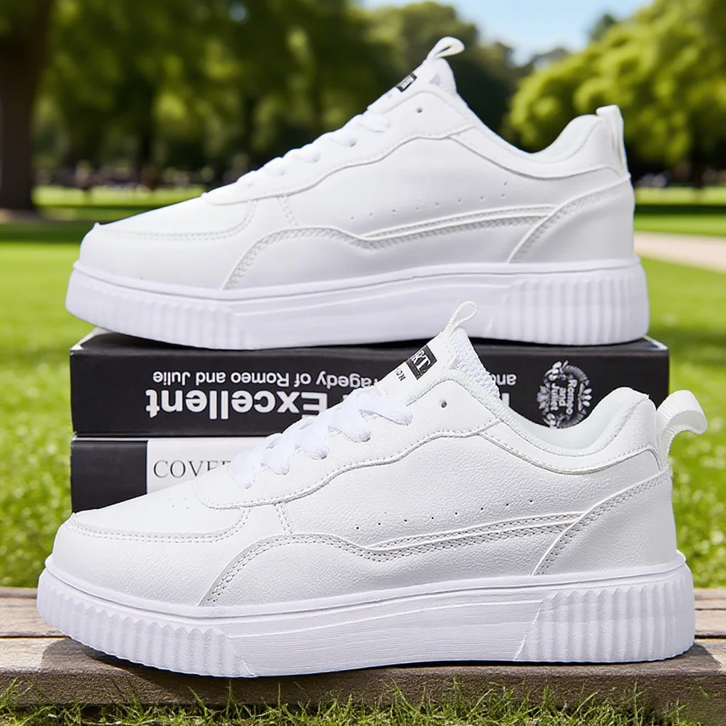 Fashion Women Casual Shoes Breathable Walking Flat Shoes Sneakers White Female Footwear Sports Running Outdoor Walking For Men