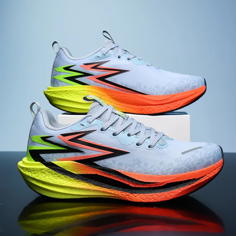 Marathon Men Running Shoes Carbon Board Speciality Sports Breathable Lightweight Women’s Comfortable Chunta Athletic Sneakers