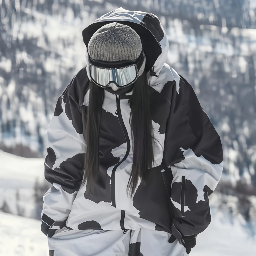 kf S9d5f0b4e376f45a3b0aa3ed4809e9db11.webp GSOU SNOW Winter Ski Jacket Men Waterproof Insulated Snow Tops Super Loose Snowboard Clothes Breathable Windproof Skiing Hoodies