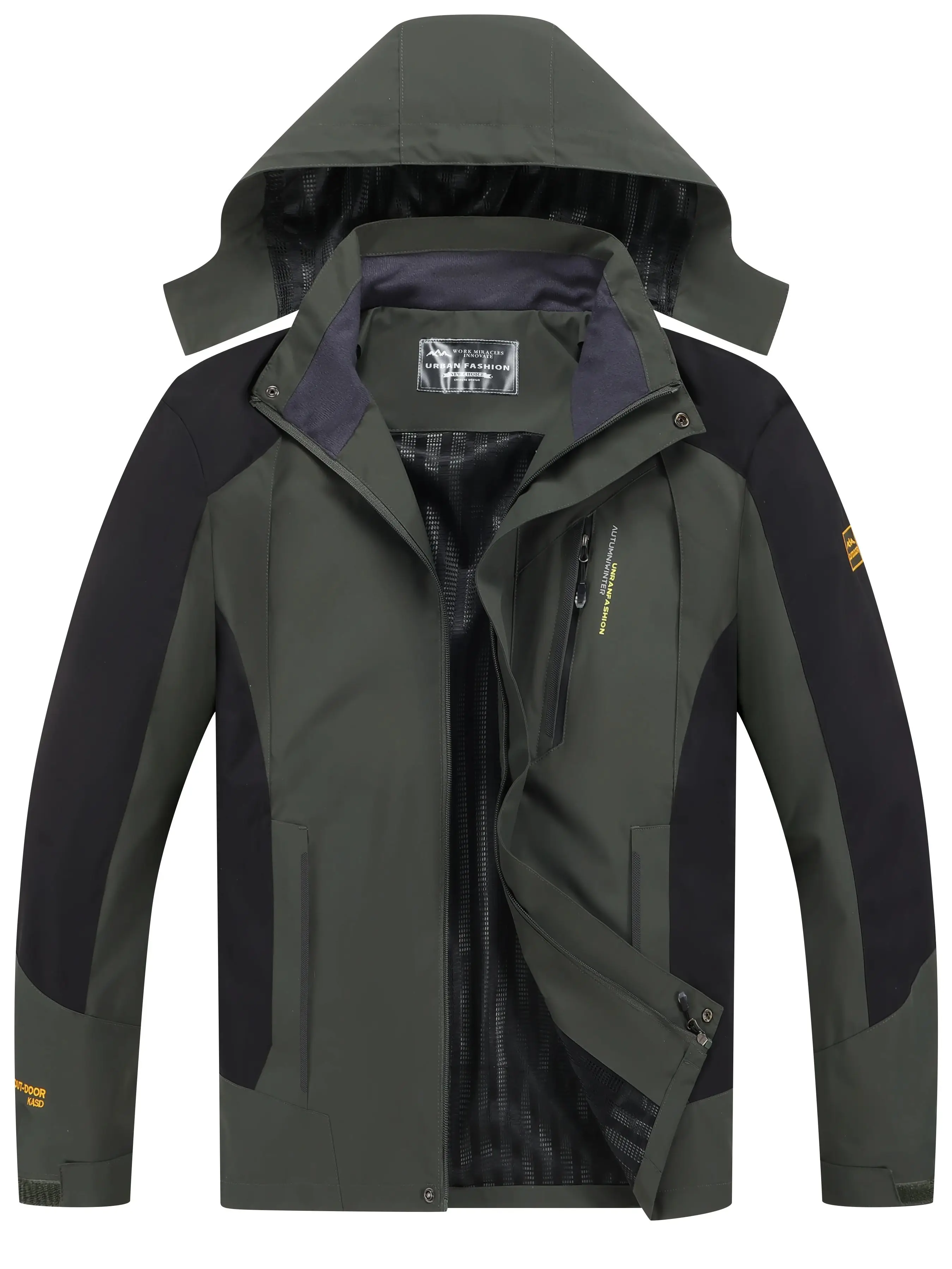 kf Sadab2fddf5d14bc5b3e738e235f81fc2G.webp Men’s Waterproof Hiking Jacket Large Size Windproof Windbreaker Camping Hunting Running Trekking Fishing Coat Men Outdoor