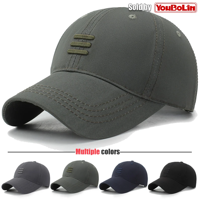 kf Saeefcfb6c9e240a0bee61bdb251220b7Z.webp Hat baseball cap European and American fashion spring and autumn sun hat simple black summer leisure duckbill cap sports cap