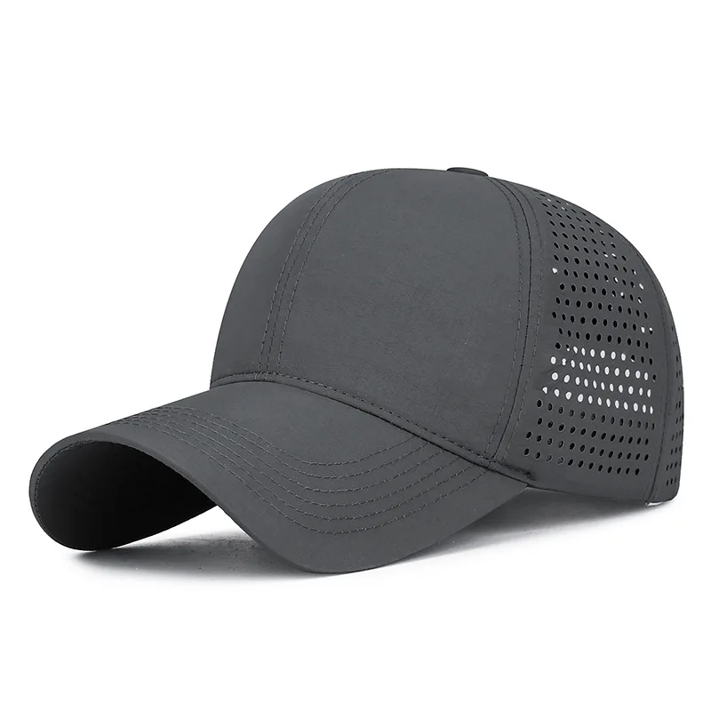 kf Sc7a236e29df54efd9ee493cb803043bcT.webp Light weight Hiking Sun Cap for Men and Women Quick-Dry Laser-Punched Breathable Hat Outdoor Baseball Cap