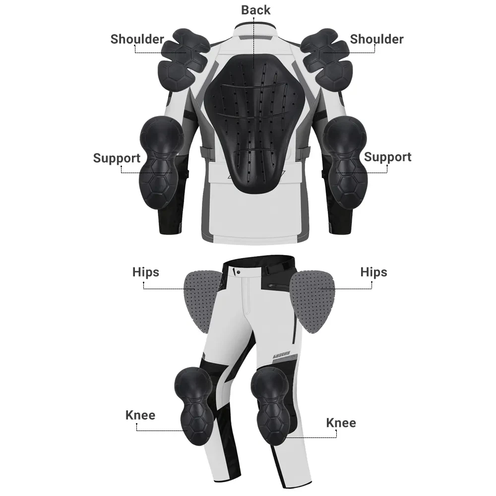 Motorcycle Jacket Off-Road Race Cycling Jerseys Winter Warm Coat Motorcycle Outdoor Travel Sports Jacket Cycling Equipment