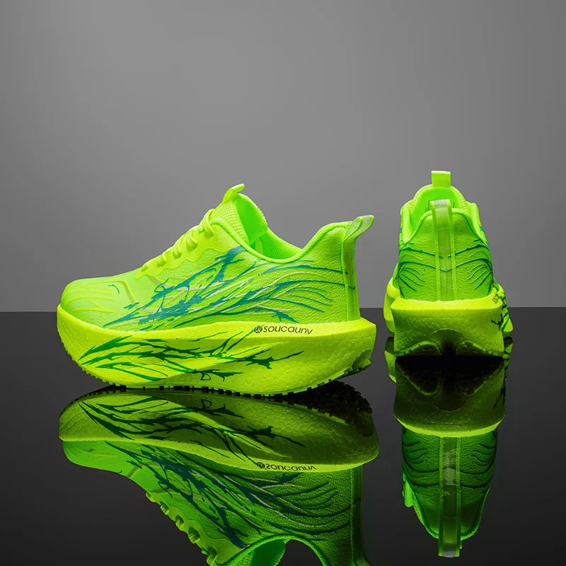 Marathon Running Shoes Men Carbon Board Speciality Sports Breathable Lightweight Women’s Comfortable Athletic Nonskid Sneakers