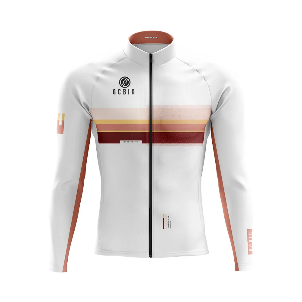 GCBIG Sport Cycling Men’s Long Sleeve Thermal Fleece Jackets Chaqueta Ciclismo Hombre Road Bicycle Clothing Mtb Warm Jerseys
