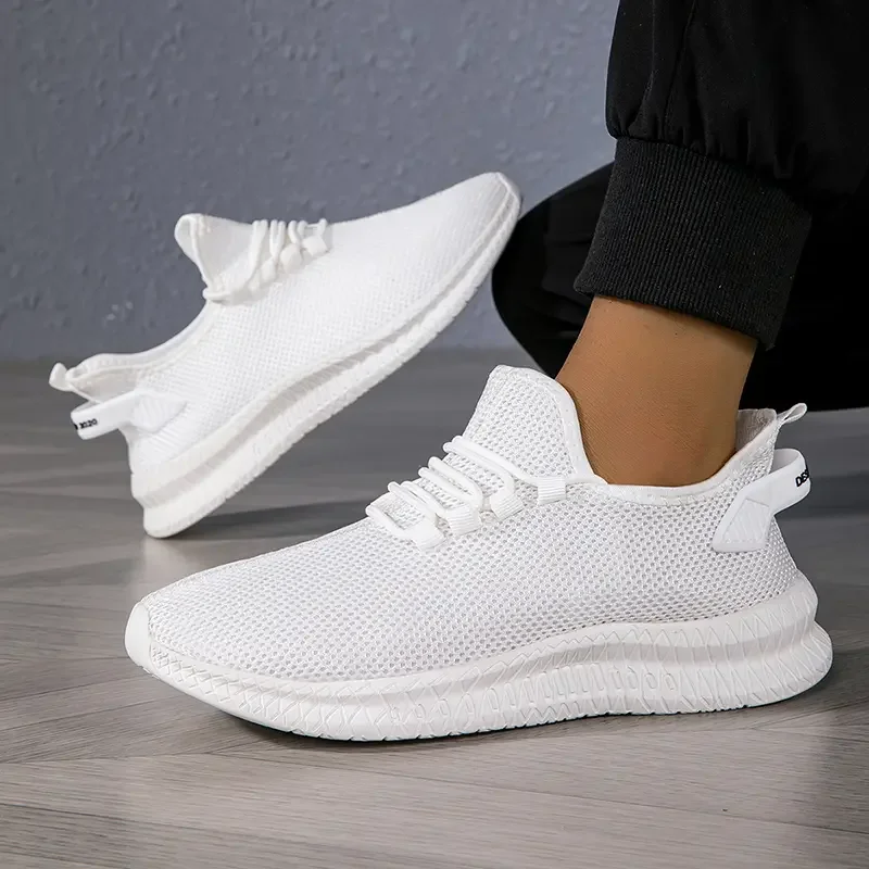 kf Sf2dfae2245404f788b0abf5c1222e134E.webp New Summer Casual Original Men’s Sneakers Soft Sole Mesh Jogging Lightweight Men’s Breathable Vulcanized Shoes Tenis Masculino