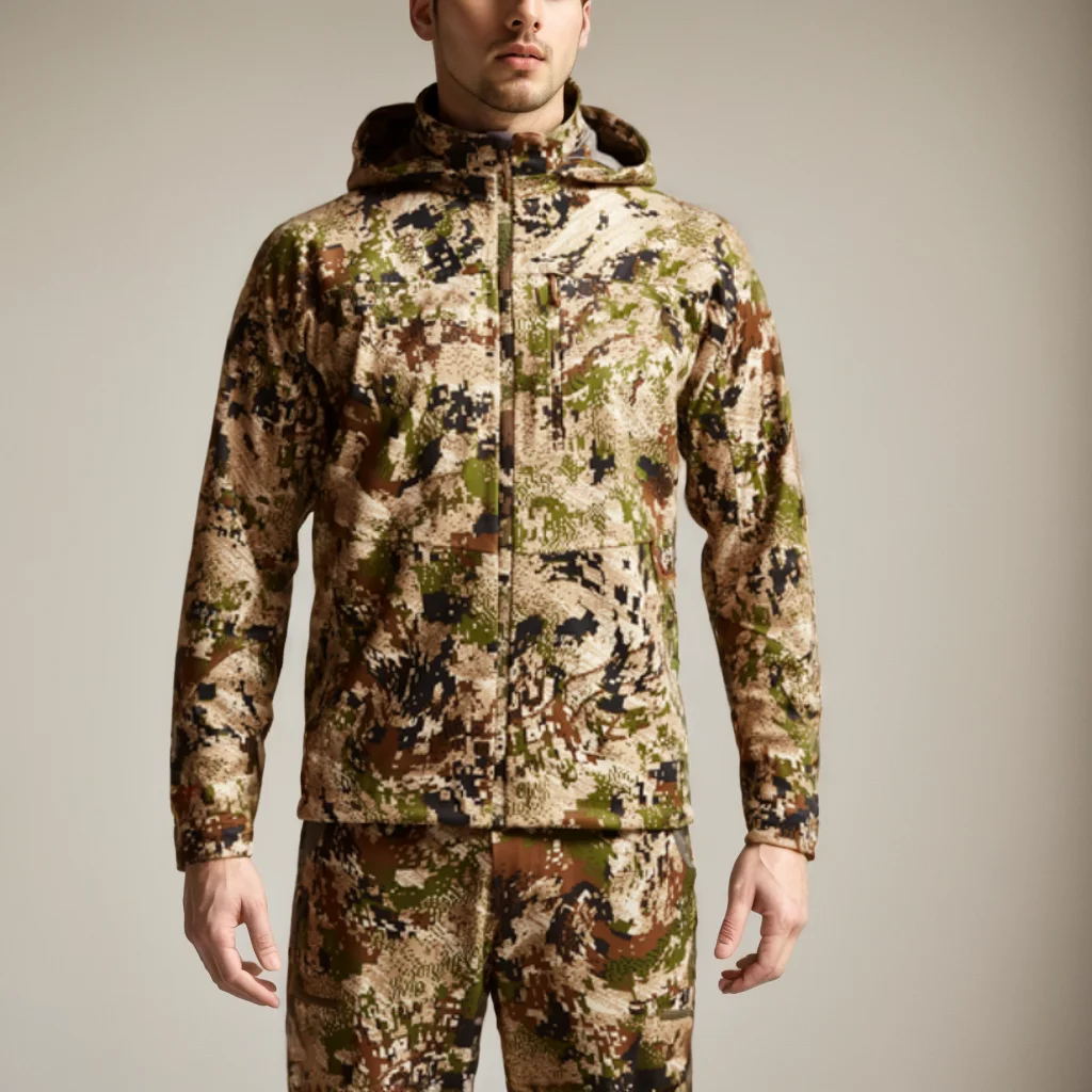 kf Sf46a202c499441e78274ea114f7f3660d.webp Men’s Jetstream 3-in-1 Fleece Hunting Jacket Windproof Waterproof Breathable Lightweight Functional Steam Permeable